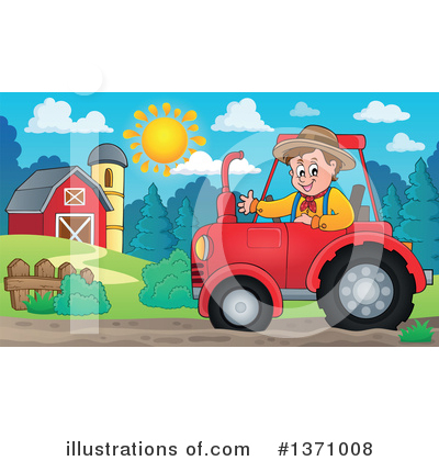 Royalty-Free (RF) Farmer Clipart Illustration by visekart - Stock Sample #1371008