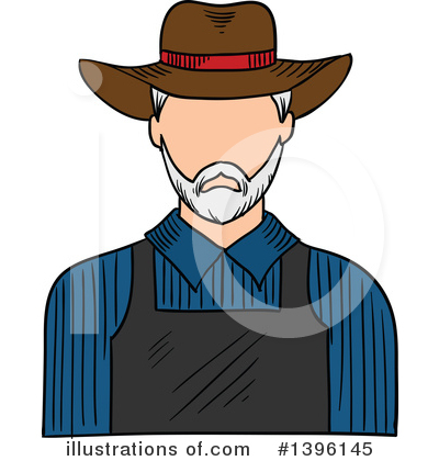 Farmer Clipart #1396145 by Vector Tradition SM