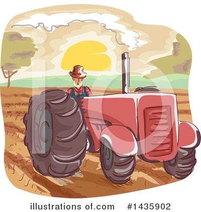 Tractor Clipart #1435902 by BNP Design Studio