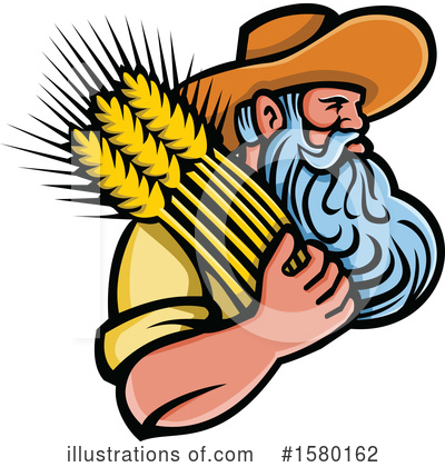 Wheat Clipart #1580162 by patrimonio