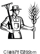 Farmer Clipart #1717269 by patrimonio