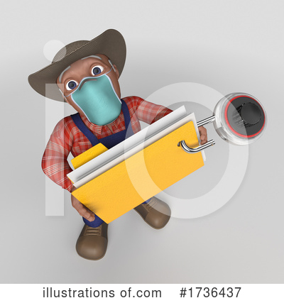 Royalty-Free (RF) Farmer Clipart Illustration by KJ Pargeter - Stock Sample #1736437