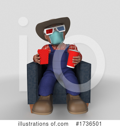 Royalty-Free (RF) Farmer Clipart Illustration by KJ Pargeter - Stock Sample #1736501