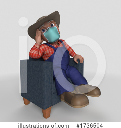 Royalty-Free (RF) Farmer Clipart Illustration by KJ Pargeter - Stock Sample #1736504