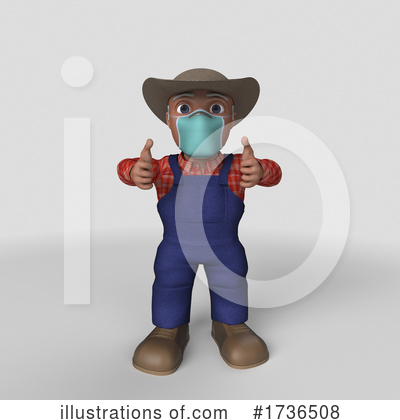 Farmer Clipart #1736508 by KJ Pargeter