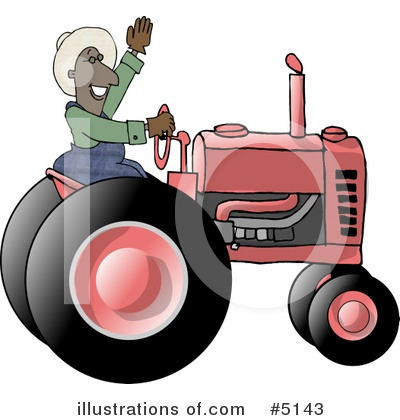 Tractor Clipart #5143 by djart
