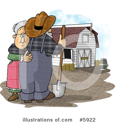 Royalty-Free (RF) Farmer Clipart Illustration by djart - Stock Sample #5922