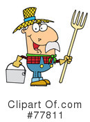 Farmer Clipart #77811 by Hit Toon