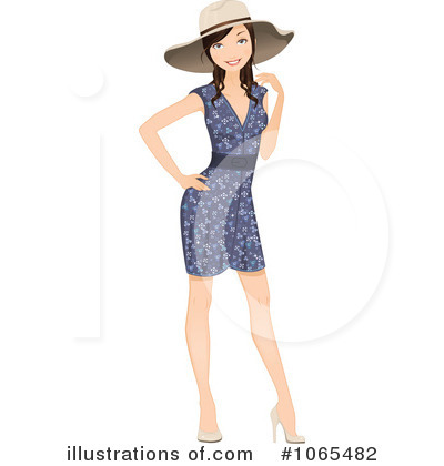 Dress Clipart #1065482 by Melisende Vector