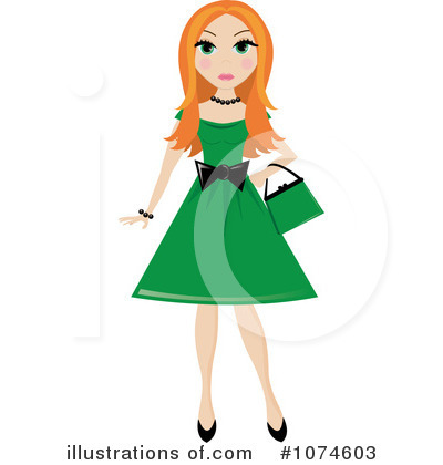 Royalty-Free (RF) Fashion Clipart Illustration by Pams Clipart - Stock Sample #1074603
