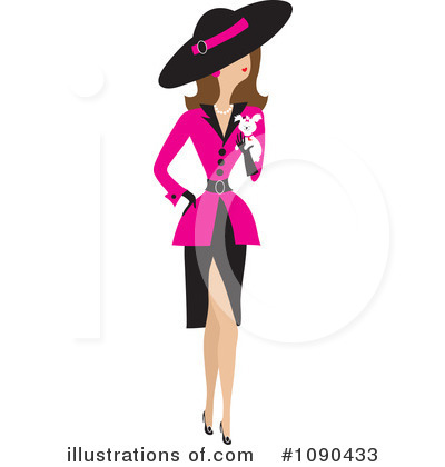 Royalty-Free (RF) Fashion Clipart Illustration by Maria Bell - Stock Sample #1090433