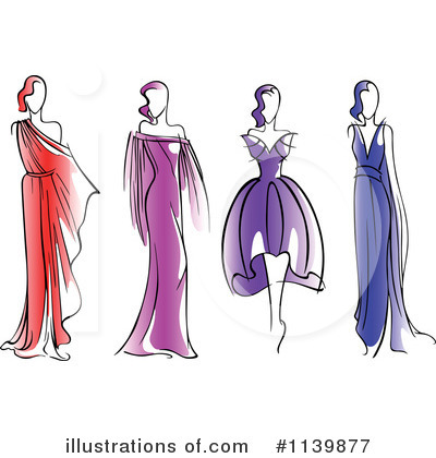 Dress Clipart #1139877 by Vector Tradition SM