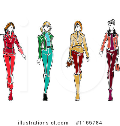 Royalty-Free (RF) Fashion Clipart Illustration by Vector Tradition SM - Stock Sample #1165784
