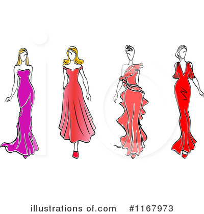 Royalty-Free (RF) Fashion Clipart Illustration by Vector Tradition SM - Stock Sample #1167973