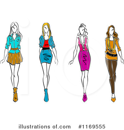 Royalty-Free (RF) Fashion Clipart Illustration by Vector Tradition SM - Stock Sample #1169555