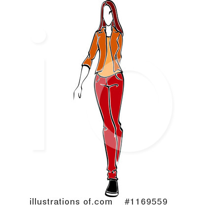 Royalty-Free (RF) Fashion Clipart Illustration by Vector Tradition SM - Stock Sample #1169559