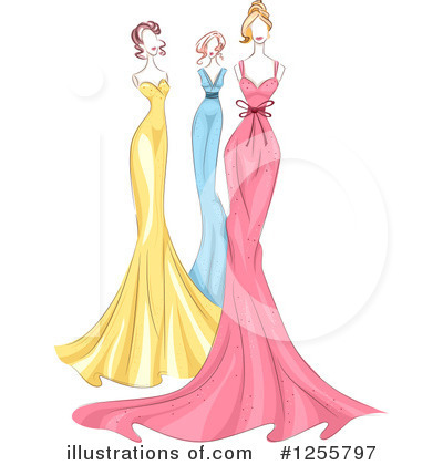 Royalty-Free (RF) Fashion Clipart Illustration by BNP Design Studio - Stock Sample #1255797