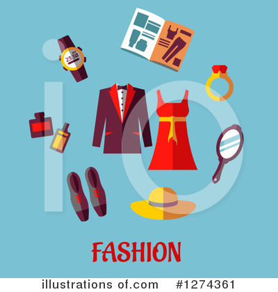 Royalty-Free (RF) Fashion Clipart Illustration by Vector Tradition SM - Stock Sample #1274361