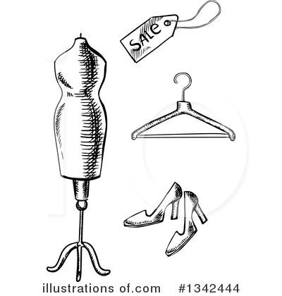 Mannequin Clipart #1342444 by Vector Tradition SM