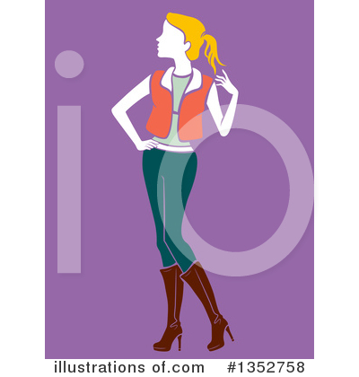 Royalty-Free (RF) Fashion Clipart Illustration by BNP Design Studio - Stock Sample #1352758