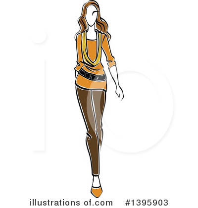 Royalty-Free (RF) Fashion Clipart Illustration by Vector Tradition SM - Stock Sample #1395903