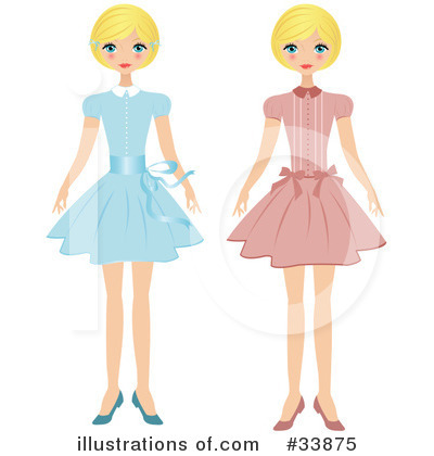 Royalty-Free (RF) Fashion Clipart Illustration by Melisende Vector - Stock Sample #33875