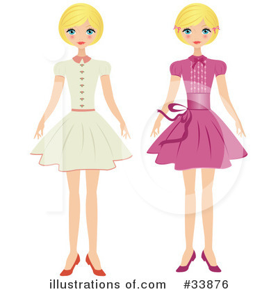 Royalty-Free (RF) Fashion Clipart Illustration by Melisende Vector - Stock Sample #33876