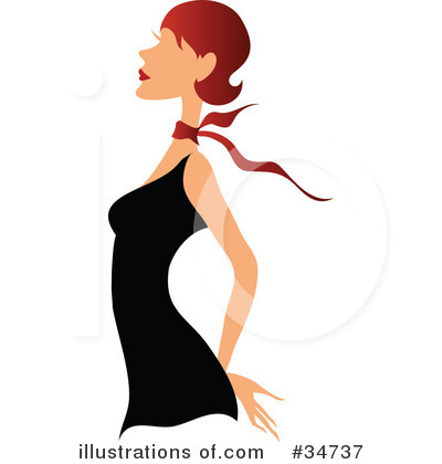 Royalty-Free (RF) Fashion Clipart Illustration by OnFocusMedia - Stock Sample #34737