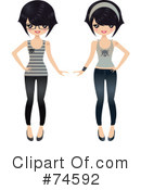 Fashion Clipart #74592 by Melisende Vector