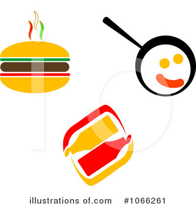 Royalty-Free (RF) Fast Food Clipart Illustration by Vector Tradition SM - Stock Sample #1066261