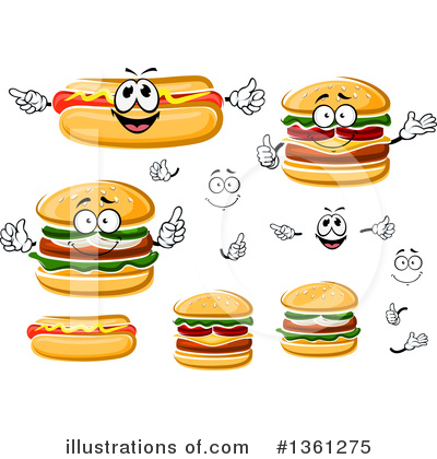 Royalty-Free (RF) Fast Food Clipart Illustration by Vector Tradition SM - Stock Sample #1361275
