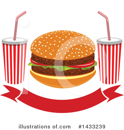 Royalty-Free (RF) Fast Food Clipart Illustration by Vector Tradition SM - Stock Sample #1433239