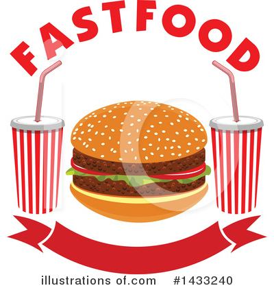 Royalty-Free (RF) Fast Food Clipart Illustration by Vector Tradition SM - Stock Sample #1433240