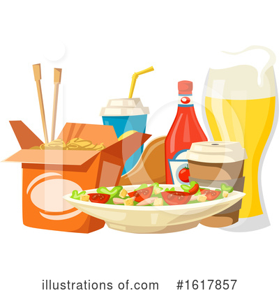 Chinese Food Clipart #1617857 by Vector Tradition SM