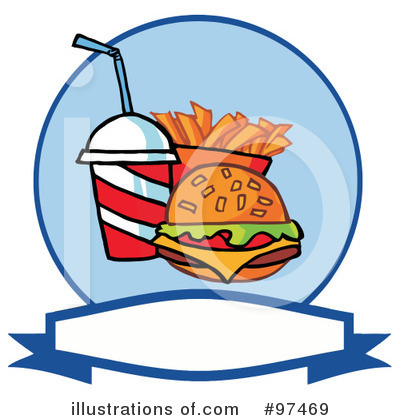 Royalty-Free (RF) Fast Food Clipart Illustration by Hit Toon - Stock Sample #97469