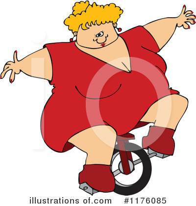 Fat Lady Clipart #1176085 by djart