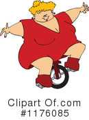 Fat Lady Clipart #1176085 by djart