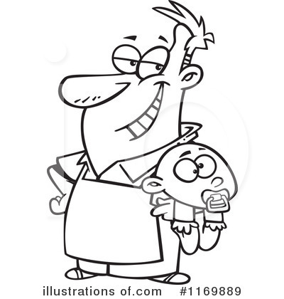 Royalty-Free (RF) Father Clipart Illustration by toonaday - Stock Sample #1169889