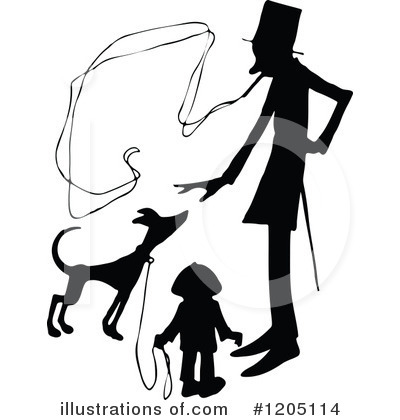 Royalty-Free (RF) Father Clipart Illustration by Prawny Vintage - Stock Sample #1205114