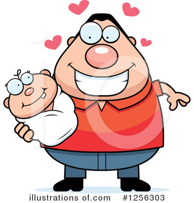 Father Clipart #1256303 by Cory Thoman