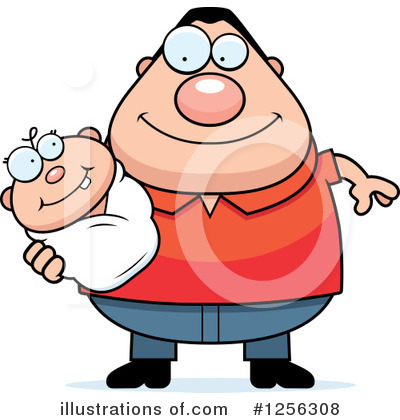 Father Clipart #1256308 by Cory Thoman