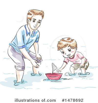 Royalty-Free (RF) Father Clipart Illustration by BNP Design Studio - Stock Sample #1478692
