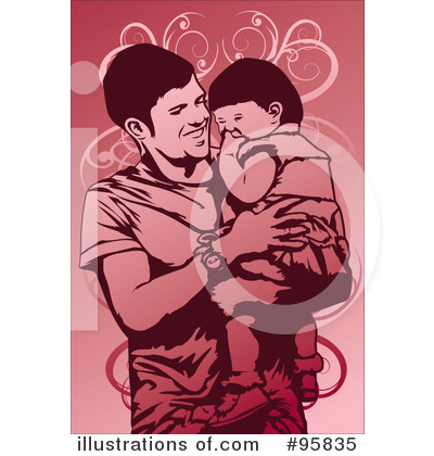 Royalty-Free (RF) Father Clipart Illustration by mayawizard101 - Stock Sample #95835