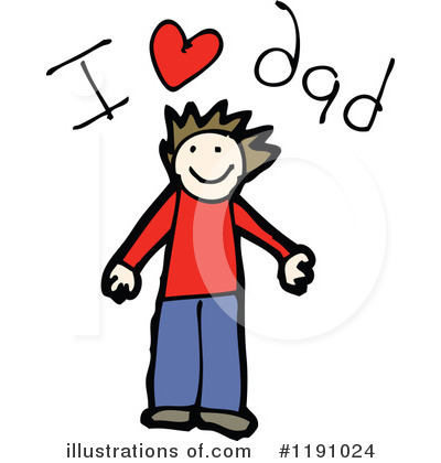 Royalty-Free (RF) Father'S Day Clipart Illustration by lineartestpilot - Stock Sample #1191024