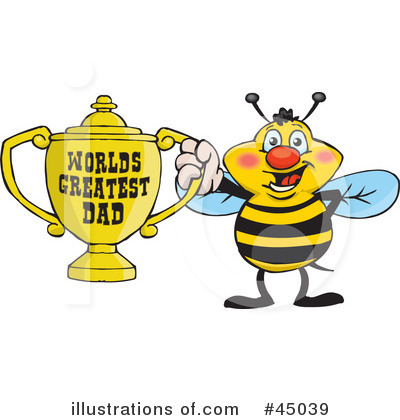 Bee Clipart #45039 by Dennis Holmes Designs