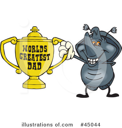 Royalty-Free (RF) Fathers Day Clipart Illustration by Dennis Holmes Designs - Stock Sample #45044