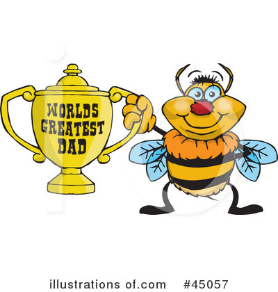 Bee Clipart #45057 by Dennis Holmes Designs
