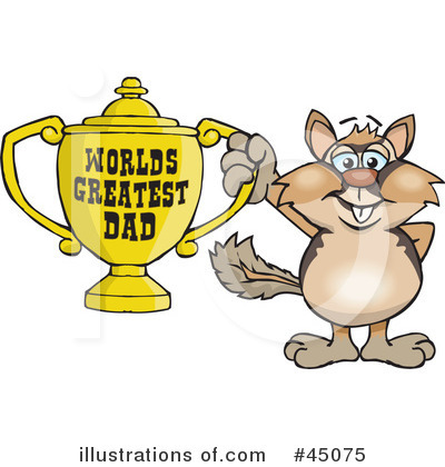 Royalty-Free (RF) Fathers Day Clipart Illustration by Dennis Holmes Designs - Stock Sample #45075