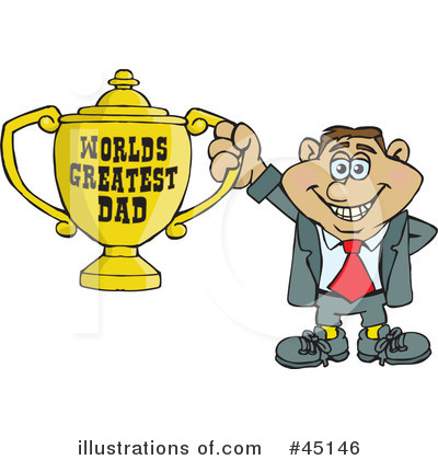 Royalty-Free (RF) Fathers Day Clipart Illustration by Dennis Holmes Designs - Stock Sample #45146