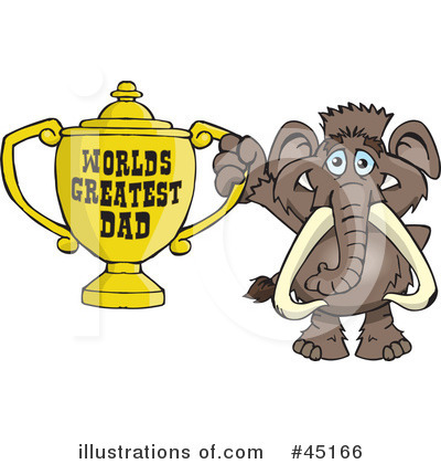 Mammoth Clipart #45166 by Dennis Holmes Designs